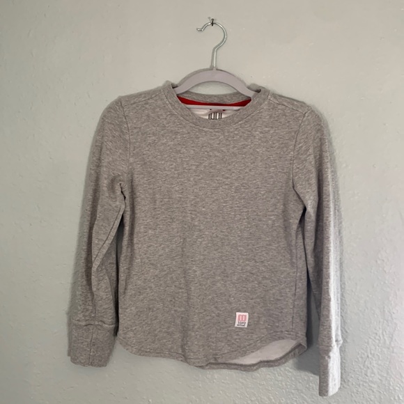 Topo Designs Grey Thermal Tech Knit Long Sleeve Tee - Picture 1 of 6